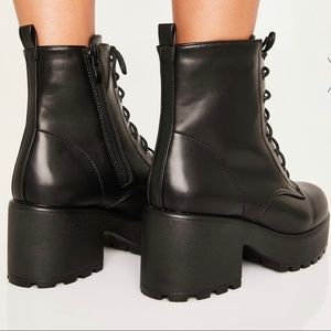 gin platform military boots